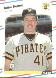 1988 Fleer Baseball Cards      328     Mike Dunne